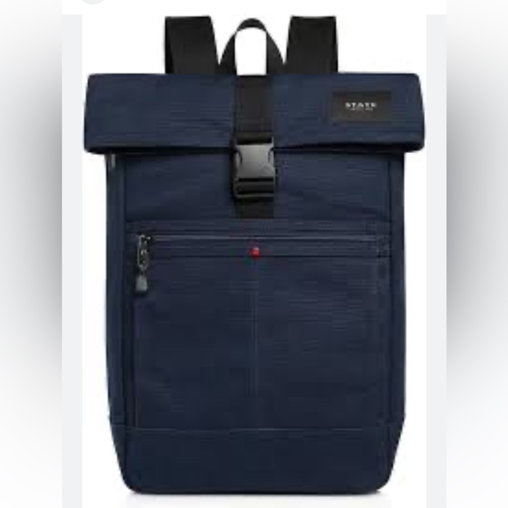 State Spencer canvas navy backpack. Unisex style . Very good condition